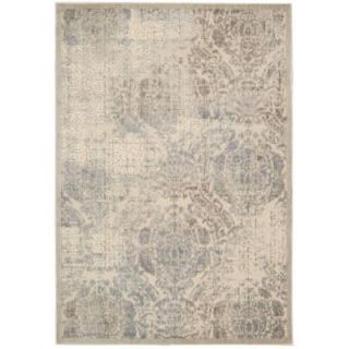 Nourison Graphic Illusions Ivory 7 ft. 9 in. x 10 ft. 10 in. Area Rug 131591