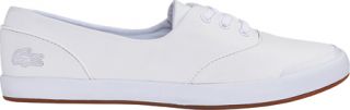 Womens Lacoste Lancelle Lace 3 Eye 116 1 Sneaker   White Leather