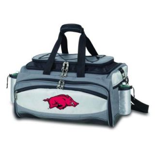 Picnic Time Vulcan Arkansas Tailgating Cooler and Propane Gas Grill Kit with Digital Logo 770 00 175 034