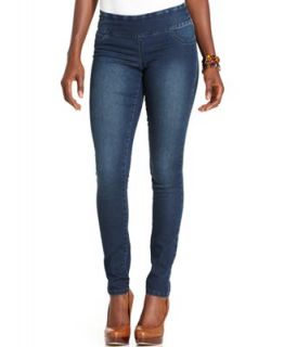 Style&co. Petite Jeans, Curvy Fit Pull On Jeggings, Galaxy Wash