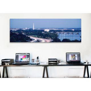 Panoramic Evening, Washington, D.C Photographic Print on Canvas by