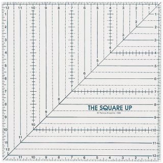 12 1/2"X12 1/2"   Quilt In A Day Square Up Ruler