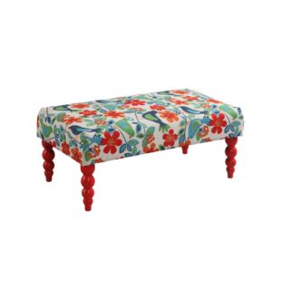 Linon Claire Fabric Gazebo Bedroom Bench