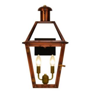 Filament Design Addison 2 Light Copper Outdoor Wall Lantern GT18E