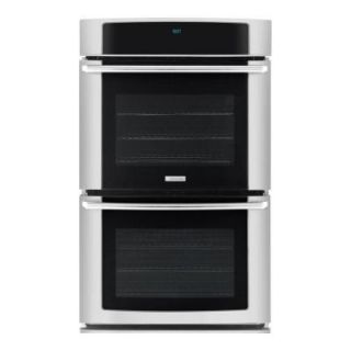 Electrolux Wave Touch 27 in. Double Electric Wall Oven Self Cleaning with Convection in Stainless Steel DISCONTINUED EW27EW65GS