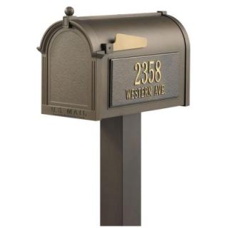 Whitehall Products Premium French Bronze Streetside Mailbox 16318