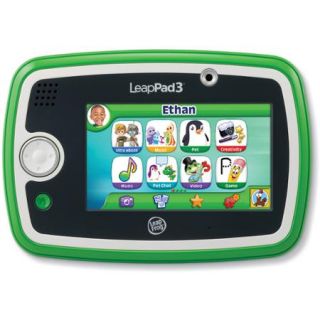 LeapFrog LeapPad3 Kids' Learning Tablet with Wi Fi, Green or Pink