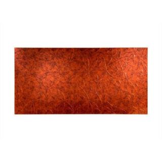 Fasade 96 in. x 48 in. Audrey Decorative Wall Panel in Moonstone Copper S58 18