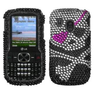 Insten Skull Diamante Case for LG 500G