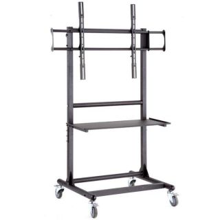Cotytech Adjustable Ergonomic Mobile TV Cart For 56 to 70 inches