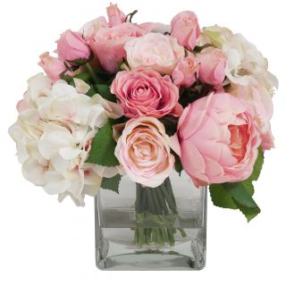 Creative Displays, Inc. Spring Additions Pink & White Assorted Rose in