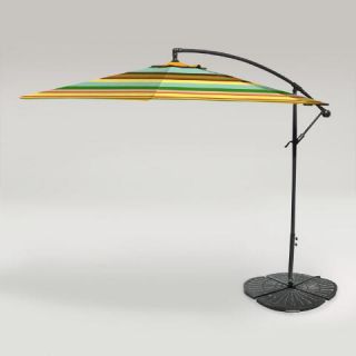 Havana Stripe 10 ft Outdoor Cantilever Umbrella