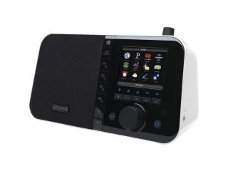 GRACE DIGITAL AUDIO GDI IRC6000W Wi Fi Internet Radio with 3.5" TFT Color Screen (White)