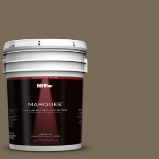 BEHR MARQUEE 5 gal. #730D 6 Coconut Husk Flat Exterior Paint 445305