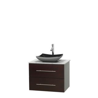 Wyndham Collection Centra 30 inch Single Bathroom Vanity in White, No