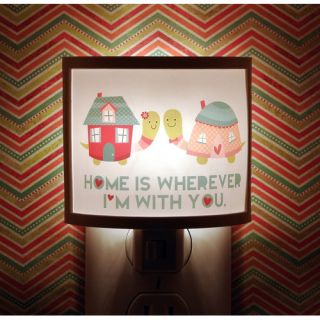 Home is Wherever Im With You Night Light by Common Rebels