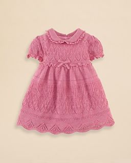 Ralph Lauren Childrenswear Infant Girls' Sweet Pointelle Dress   Sizes 3 9 Months
