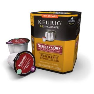 M.BLOCK & SONS K Cup Carafe Coffee, Newman's Own Organic Special Blend, 8 Ct.