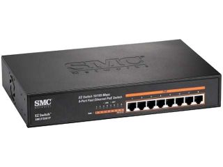SMC SMCFS801P NA Unmanaged 8 Port Switch with 8 PoE