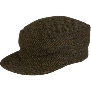 Stormy Kromer Mercantile Harris Tweed Flat Top Hat