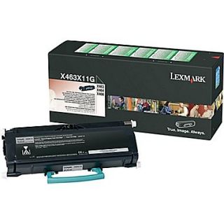 Lexmark X463X11G Black Toner Cartridge, Extra High Yield