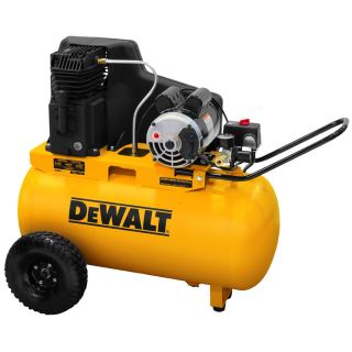DEWALT 1.9 HP 20 Gallon 155 PSI 120 Volt Horizontal Portable Electric Air Compressor