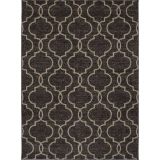 Concord Global Manhattan Brown Rectangular Indoor Woven Area Rug (Common 8 x 11; Actual 94 in W x 126 in L x 7.83 ft Dia)
