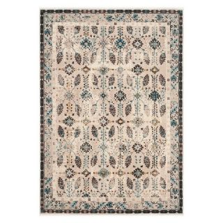 Benicia Area Rug   Creme/Turquoise