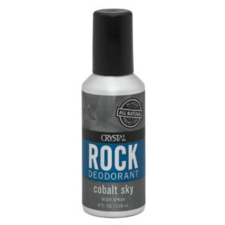 Rock Deodorant Cobalt Sky Crystal Body Deodorant 4 oz Spray