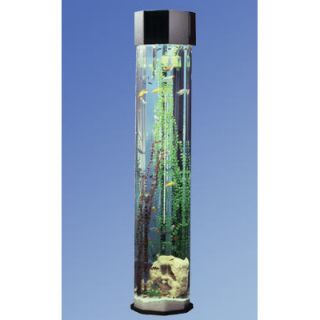 Midwest Tropical Fountain Aqua 55 Gallon Tower Octagon Aquarium Kit