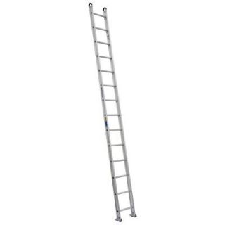 Werner 14 ft. Aluminum Round Rung Straight Ladder with 375 lb. Load Capacity Type IAA Duty Rating 514 1
