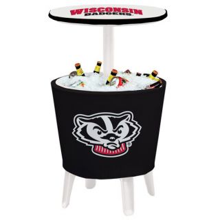 Wisconsin Badgers Mascot Four Season Event Cooler Table