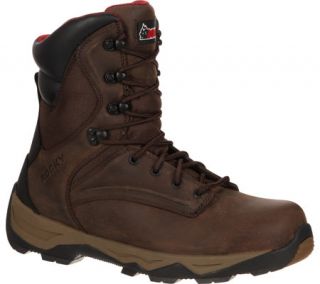 Mens Rocky 8 Retraction Steel Toe RKK0119   Brown Leather Nylon