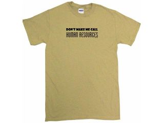 Don't Make Me Call Human Resources Men's Short Sleeve Shirt