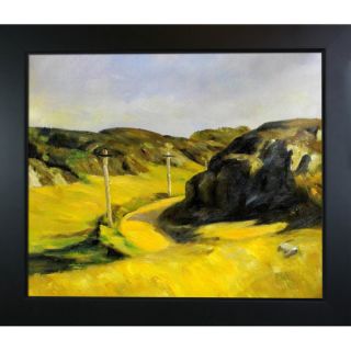Edward Hopper Road in Maine  Hand Painted Framed Canvas Art