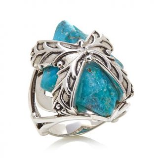 Studio Barse Turquoise Sterling Silver "X" Ring   7858951