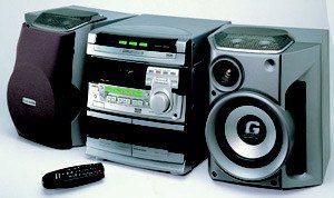 Philips Magnavox Compact Stereo System  w/3 CDChanger —