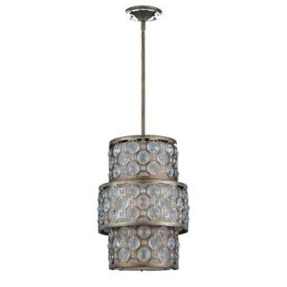 Illumine 6 Light Chandelier Weathered Bronze Finish Crystal Accents CLI TR32154