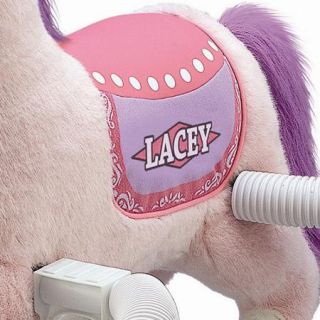 Rockin' Rider Lacey Deluxe Talking Plush Pink Spring Horse, Animated