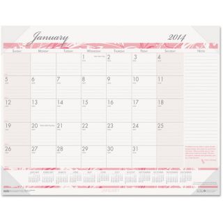 House of Doolittle Breast Cancer Awareness Monthly Desk Pad Calendar