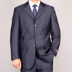Shiny Blue 3 Button Suit  ™ Shopping
