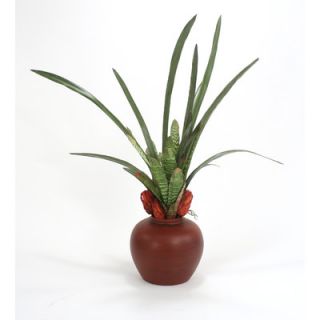 Nearly Natural Silk King Floor Plant in Decorative Vase