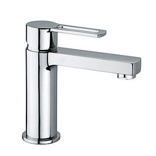 WS Bath Collections Ringo Single Hole Bathroom Faucet with Single Lever Handle