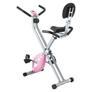 Sunny Health and Fitness Pink Folding Recumbent Bike   Pink