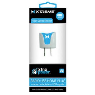 Xtreme Cables 1 Port 1A USB Home Charger (Blue) 88544