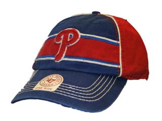 Philadelphia Phillies 47 Brand Blue Red Comanche Clean Up Adjustable Hat Cap