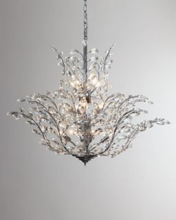 Upside Down 18 Light Crystal Chandelier