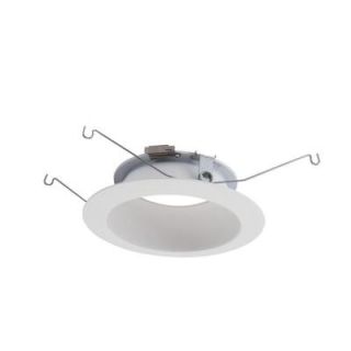 Halo 5 in. Matte White Reflector LED Recessed Lighting Trim with White Flange 592W
