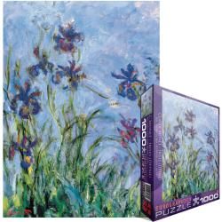 Jigsaw Puzzle 1000 Pieces  Monet   Irises, C. 1918 25 (detail