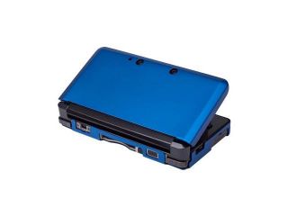 Dark Blue Aluminium Hard Shell Case Skin Cover For Nintendo 3DS XL LL